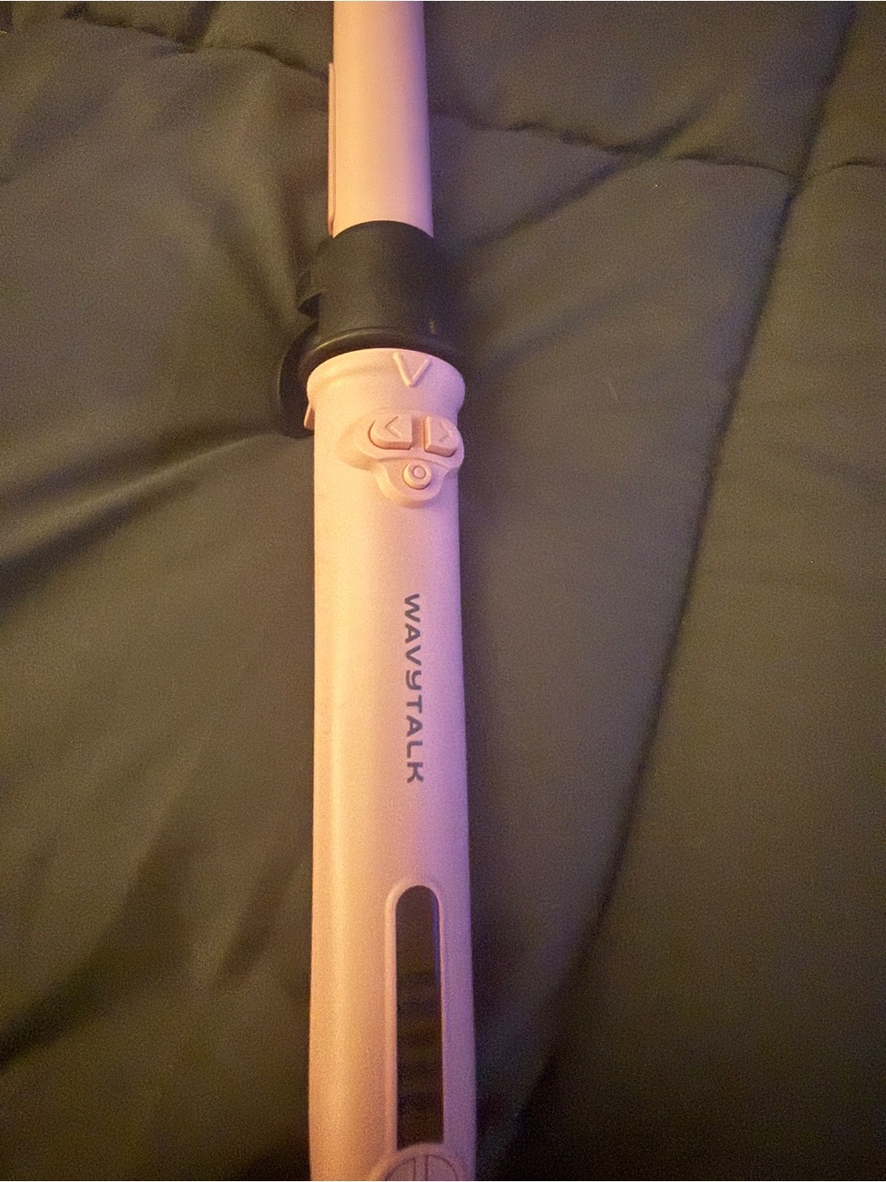 WAVYTALK Pink Ceramic Curling Wand - Women Hair Tool